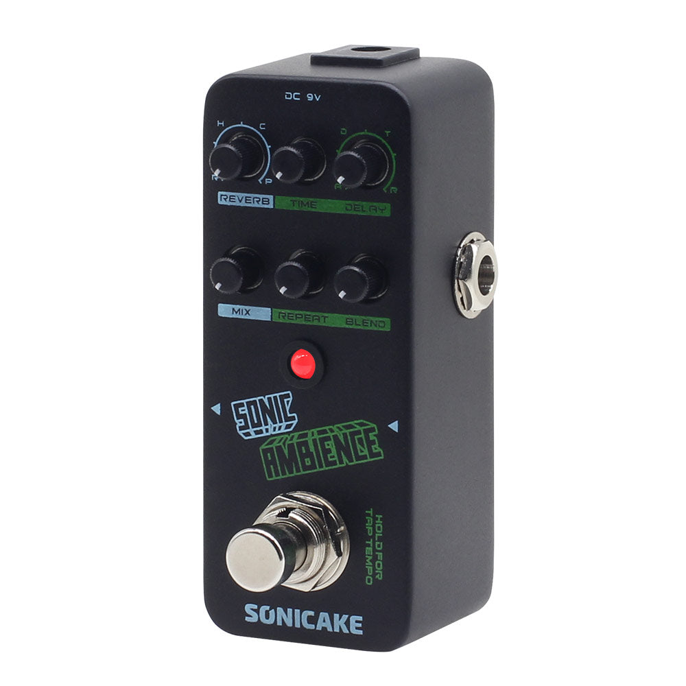 delay plus reverb pedal Sonic Ambience Delay and Reverb Guitar Bass Effects Pedal