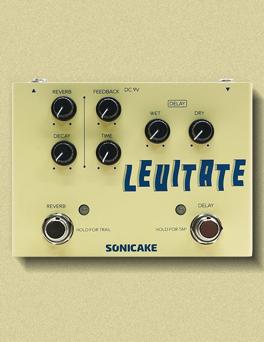 reverb delay pedal SONICAKE Levitate