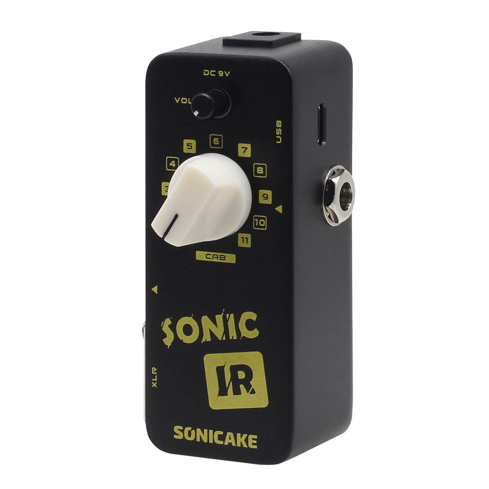 impulse response guitar pedal SONICAKE Sonic IR Speaker Cabinet Simulator Impulse Response Loader Guitar Bass Effects Pedal