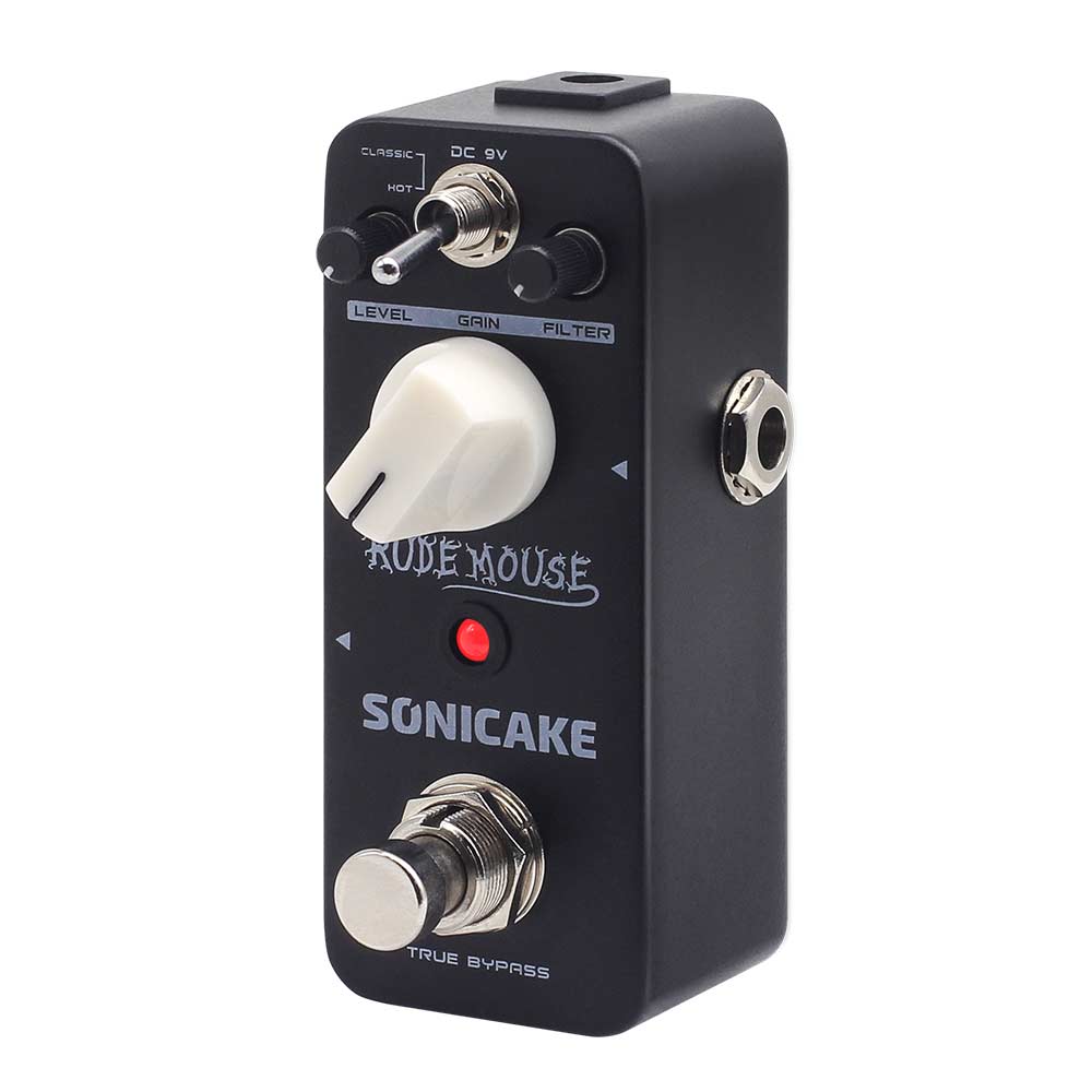 rat pedal distortion SONICAKE Distortion Pedal Rude Mouse Distortion 2 Modes Classic Hyper Crunch to Fuzzy Guitar Effects Pedal True Bypass