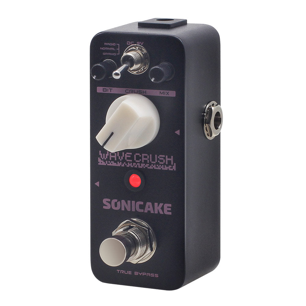 bitcrusher pedal SONICAKE Bitcrusher Guitar Pedal Bitcrush Digital Bitcrusher Sampling Rate Sample Reducer Guitar Effects Pedal Synth Synthesizer LoFi Wave Crush