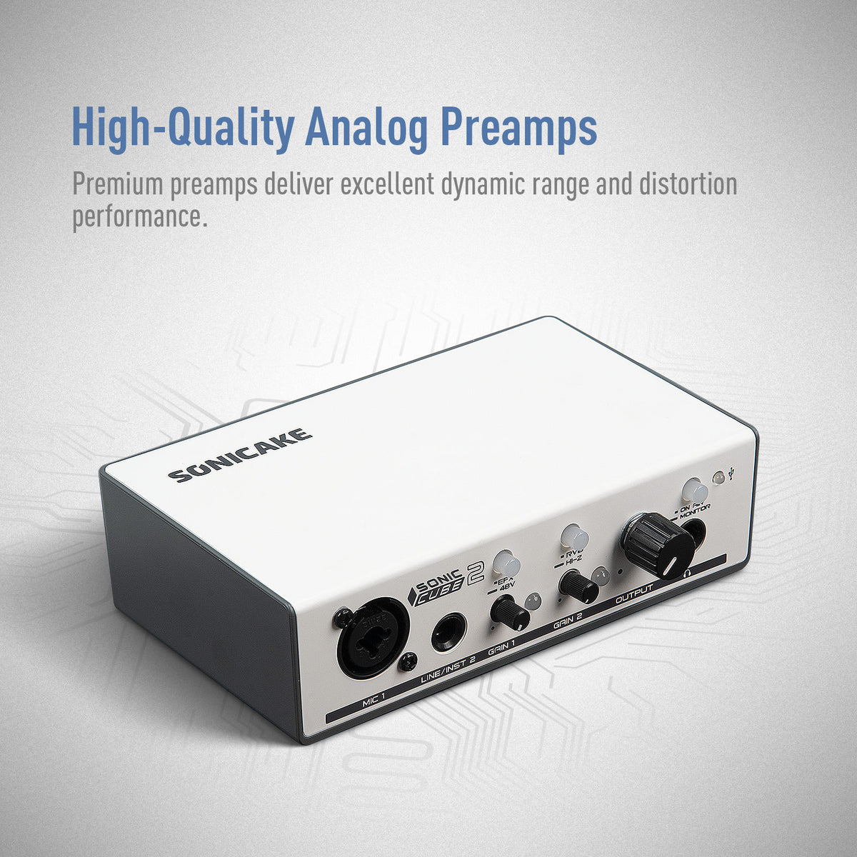 Sonicake Sonic Cube II Dual-channel Audio Interface | QAI-22