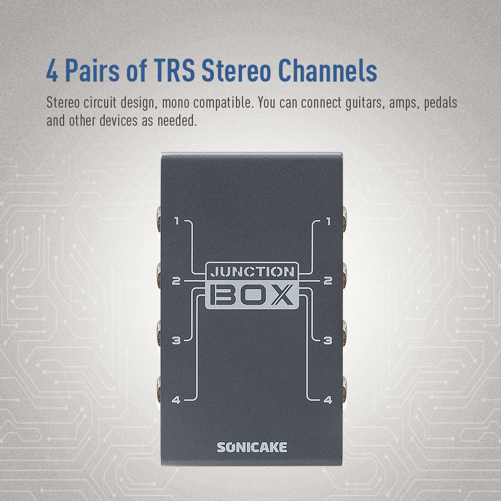 Sonicake Passive Pedalboard Junction Box | QCS-02