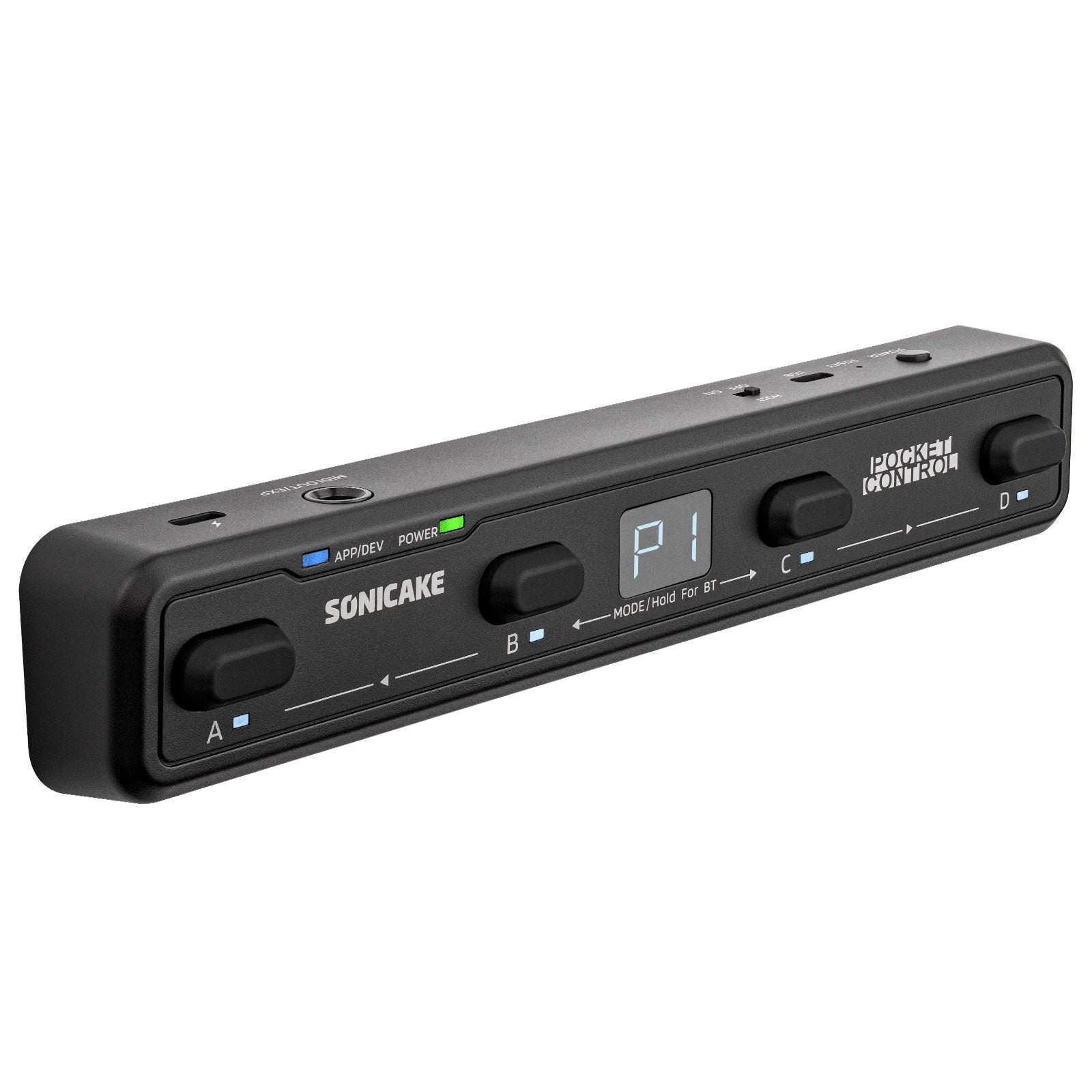 Pocket Control Wireless MIDI Controller with USB Host (Sonicake QCT-4)