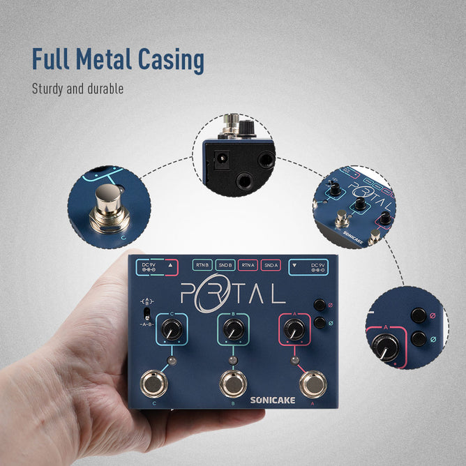 Sonicake Portal Active Signal Mixer, Parallel and Series Line Selector