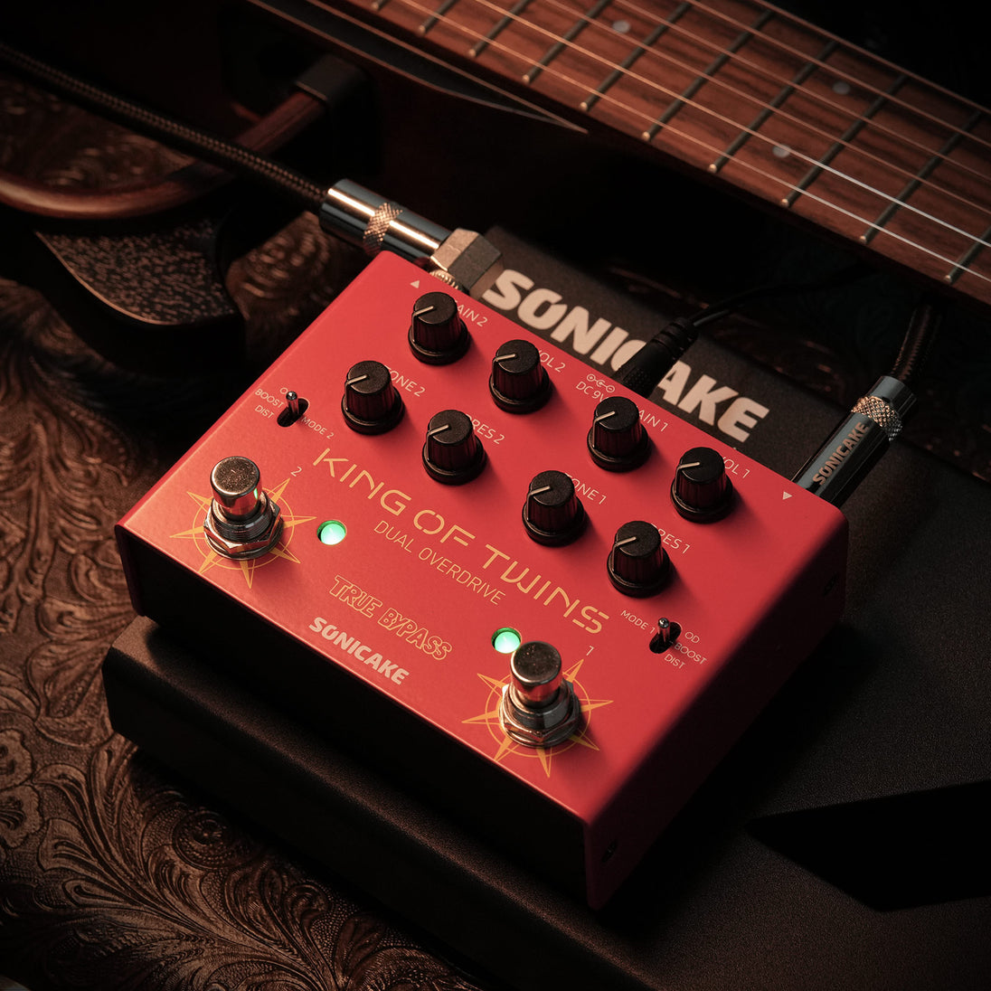 son of kong pedal Sonicake King of Twins Dual-Channel Overdrive Pedal with 3 Tone Modes