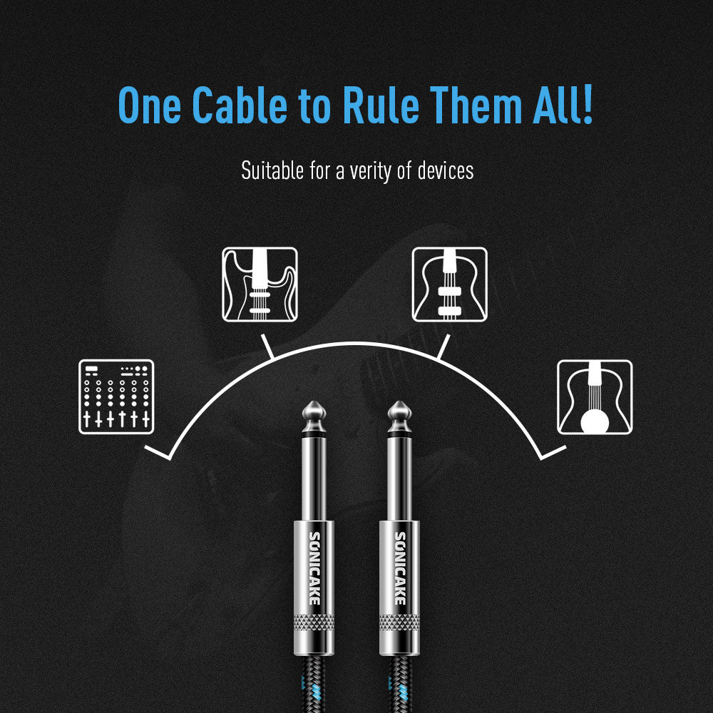 Instrument Cable (10ft/3m, Straight to Straight)