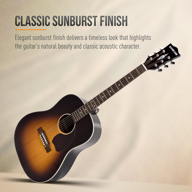 41" Acoustic Guitar Sunburst - Sonicake