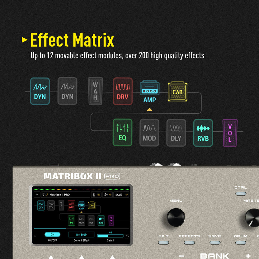 Sonicake Matribox II Pro Multi Effects Processor (QME-200)