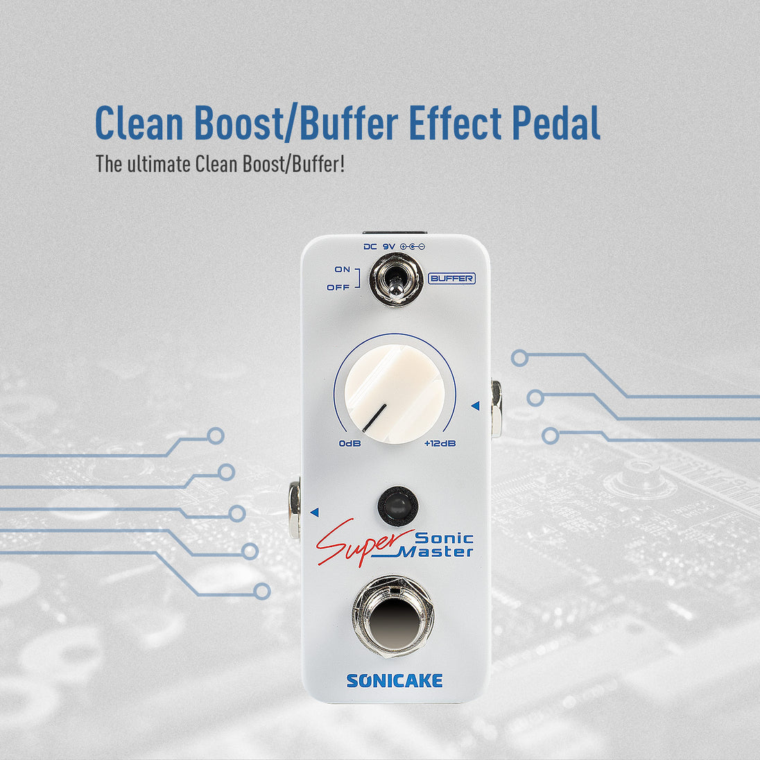 Effets guitare Pédales En Aluminium Bord Stagge UPC-688 Effets guitare Pédales En Aluminium Bord Stagge UPC-688
