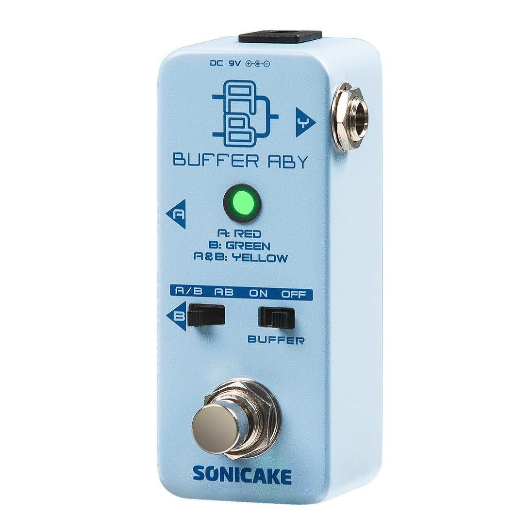 buffer pedals Sonicake Buffer ABY: ABY Switcher with a BUFFER Switch (QSS-23)