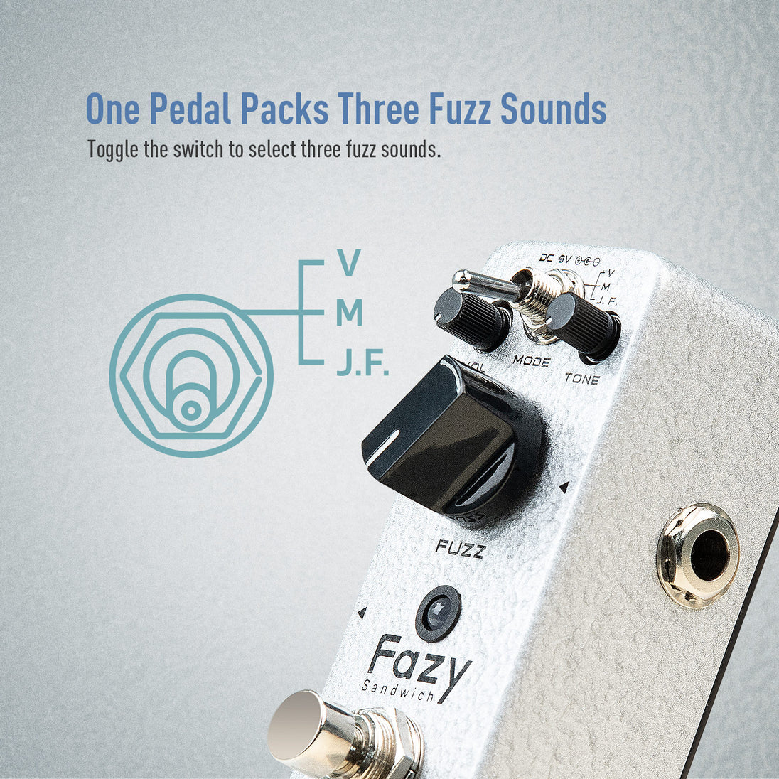 Sonicake - Fazy Sandwich Fuzz - Mini Guitar Pedal