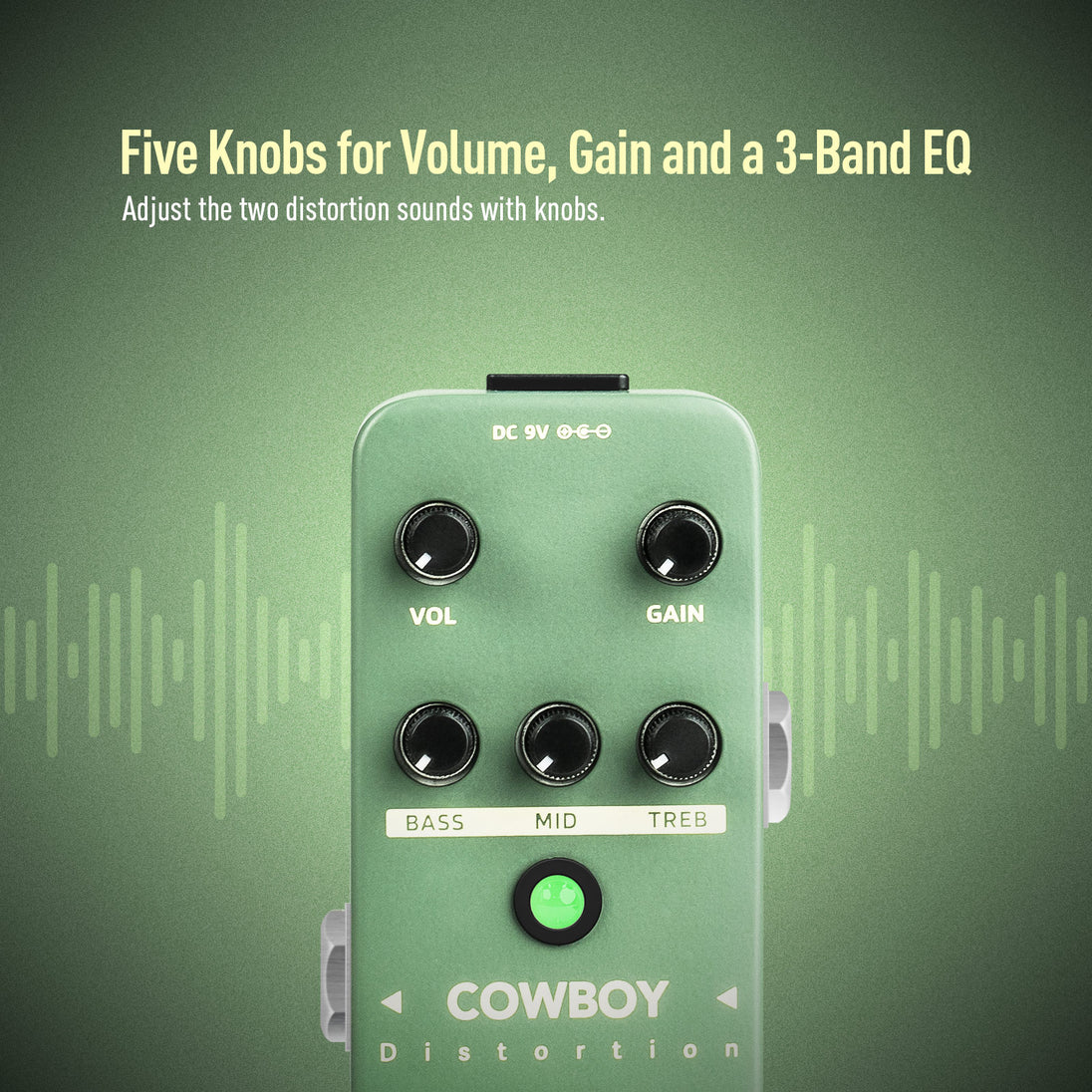 bass gain pedal Sonicake Cowboy High-gain Distortion Pedal