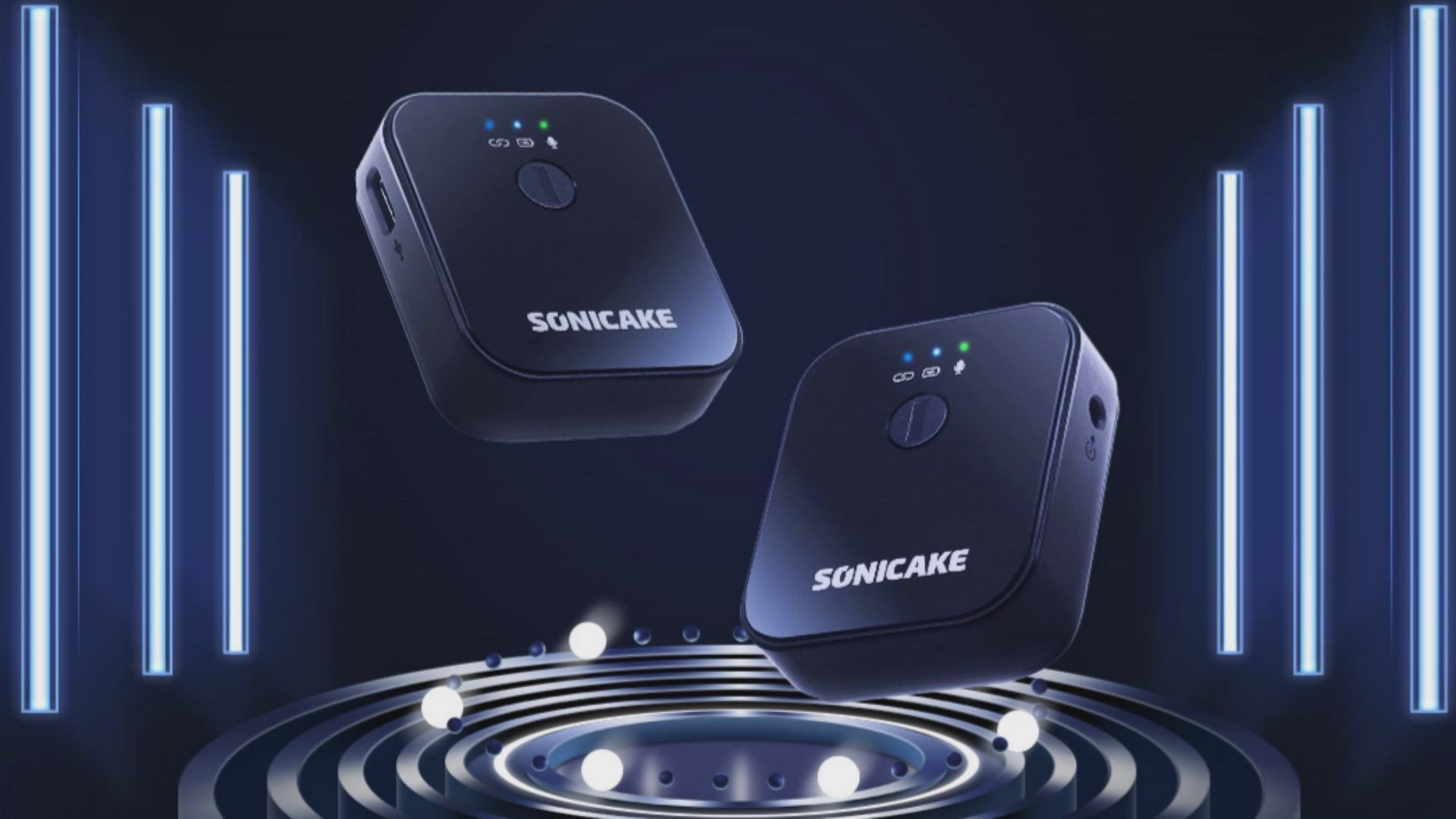 SONICAKE Wireless Lavalier Microphone System Sonicake