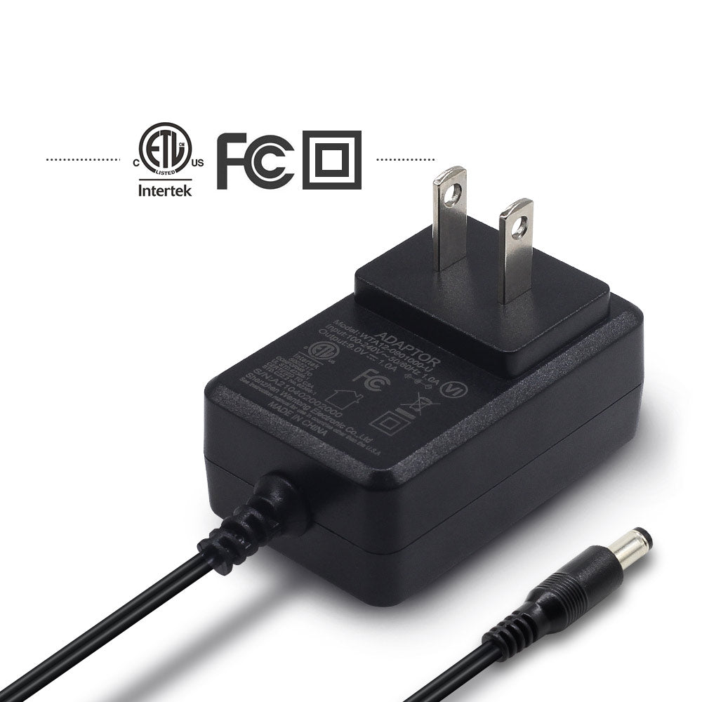 9V DC Power Adapter + 5-Way Daisy Chain Power Cable