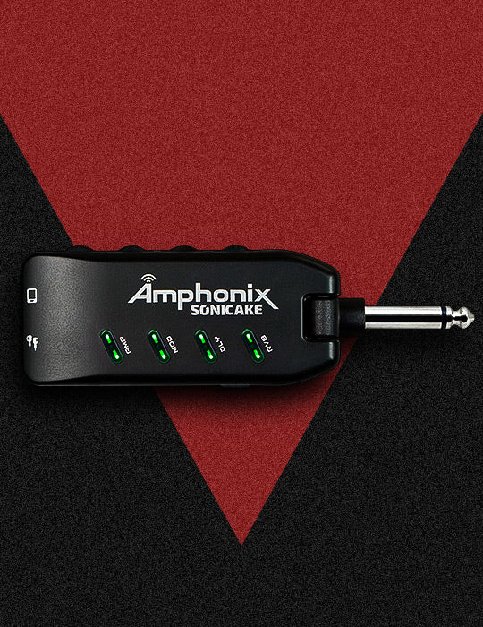 Amplificatore Per Cuffie Chitarra SONICAKE US Madness - Ricaricabile USB, Effetto Chorus, Ingresso AUX, Compatibile Con Chitarra E Basso