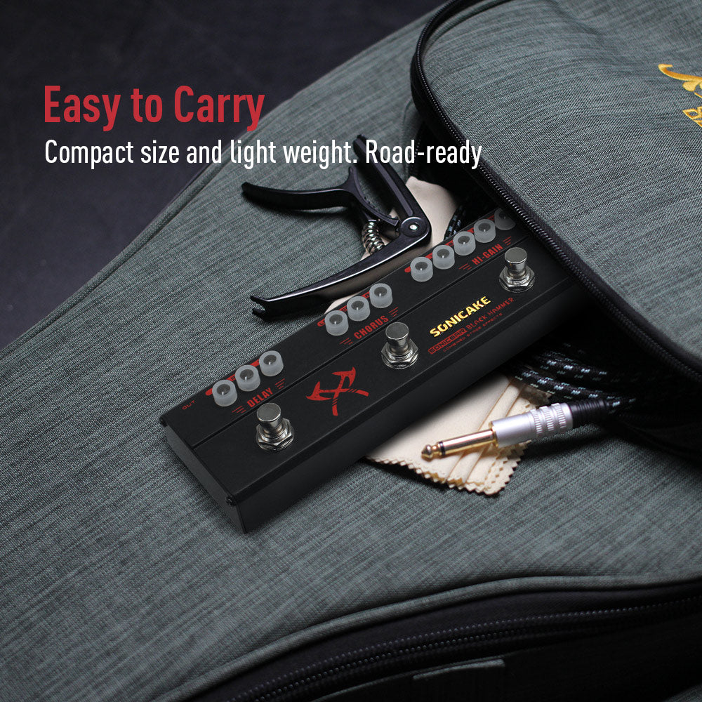 Sonicake Black Hammer Multi Effects Pedal for Heavy Metal.