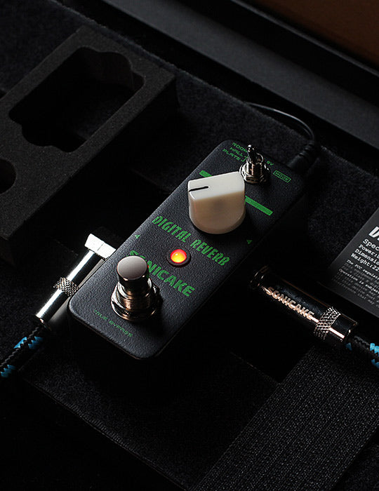Digital Reverb 3 Modes Room Hall Plate Reverb Guitar Pedal - SONICAKE